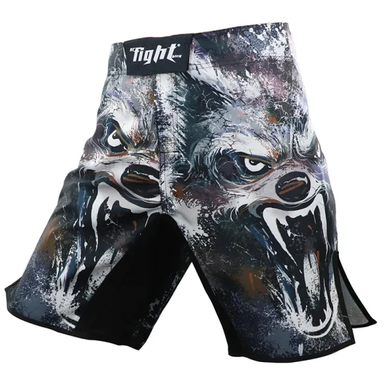 Shorts de MMA por sublimación personalizados como su propio diseño