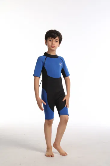 Trajes de neopreno térmicos de 2,5mm para niñas, trajes de buceo de cuerpo completo para niños, traje de baño para Surf, protector solar, ropa para mantener el calor