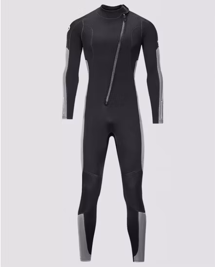 Traje de neopreno de alta elasticidad Cr Metarial azul marino de 3 mm para hombre