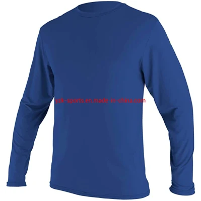 Traje azul Upf+ personalizado de alta calidad para surf juvenil Rash Guard