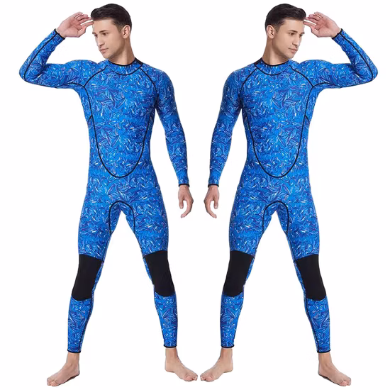 Traje de neopreno de 3 mm Camuflaje Ropa deportiva de buceo de manga larga para hombres